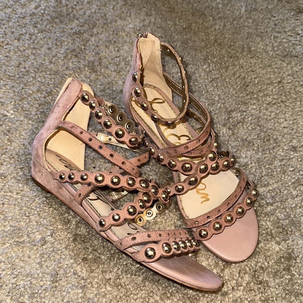 Sam Edelman Pink Gladiator Sandals - Picture 14 of 15